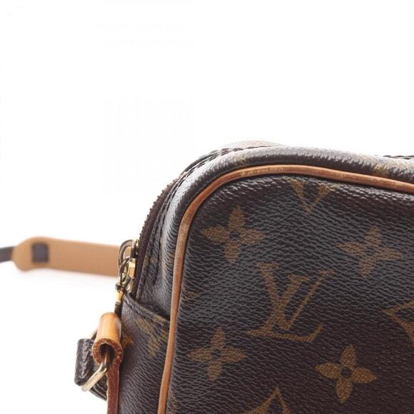 LOUIS VUITTON Brown Monogram Leather Shoulder Bag - Picture 11 of 15